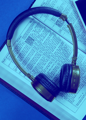 Bible and Headphones